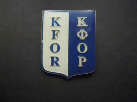 KFOR(Kosovo Force )internationale vredesmacht van de NAVO
